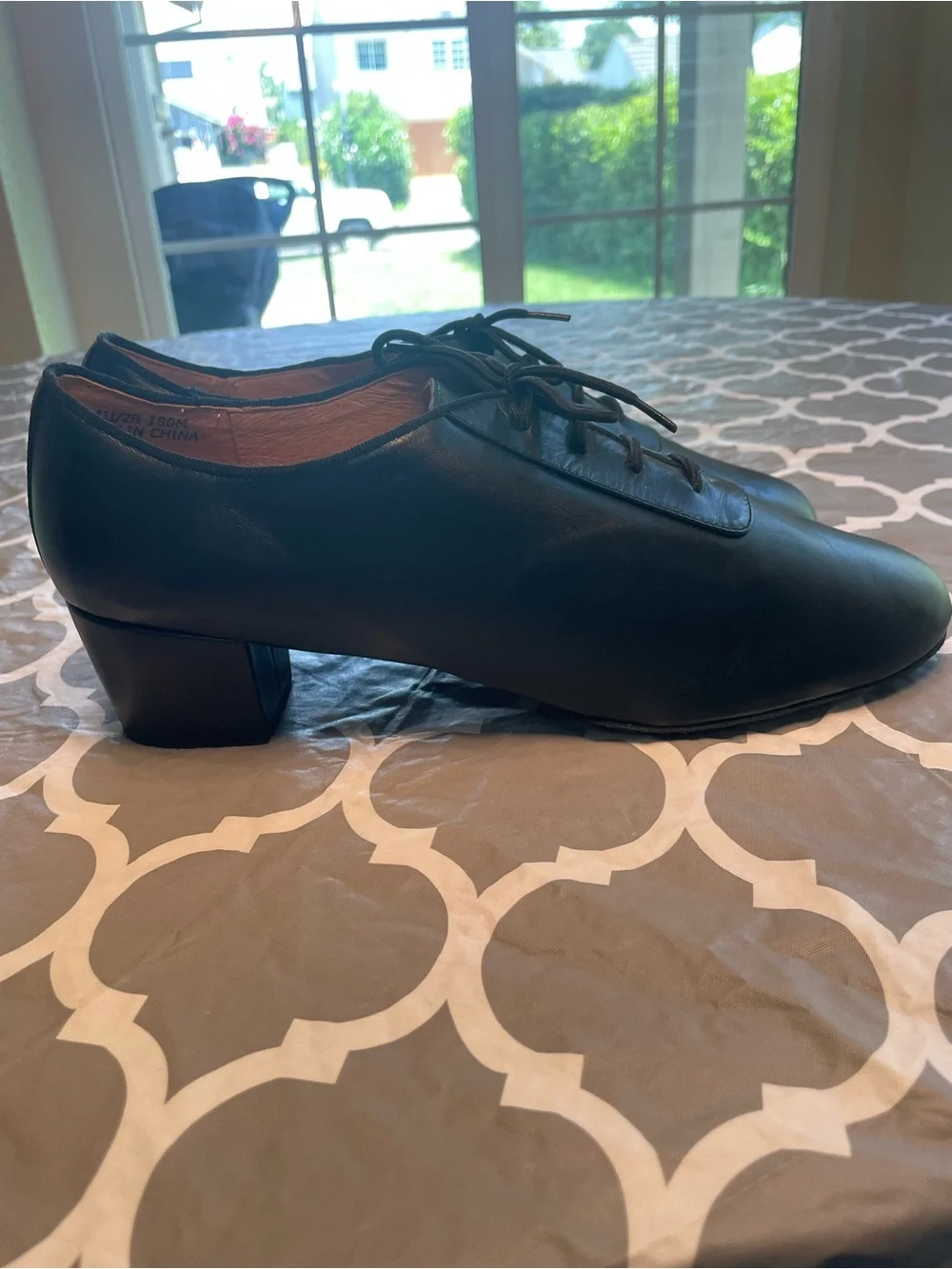 Angelo Luzio “Eli” Black Men's Professional Ballroom Shoes Style 180M Sz11.5b